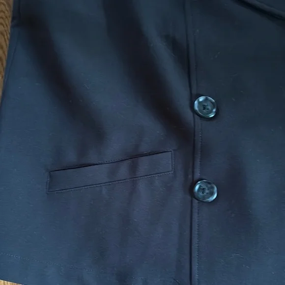 Halogen Black Women's Sleeveless Double-Breasted Trench Vest medium - Picture 11 of 16